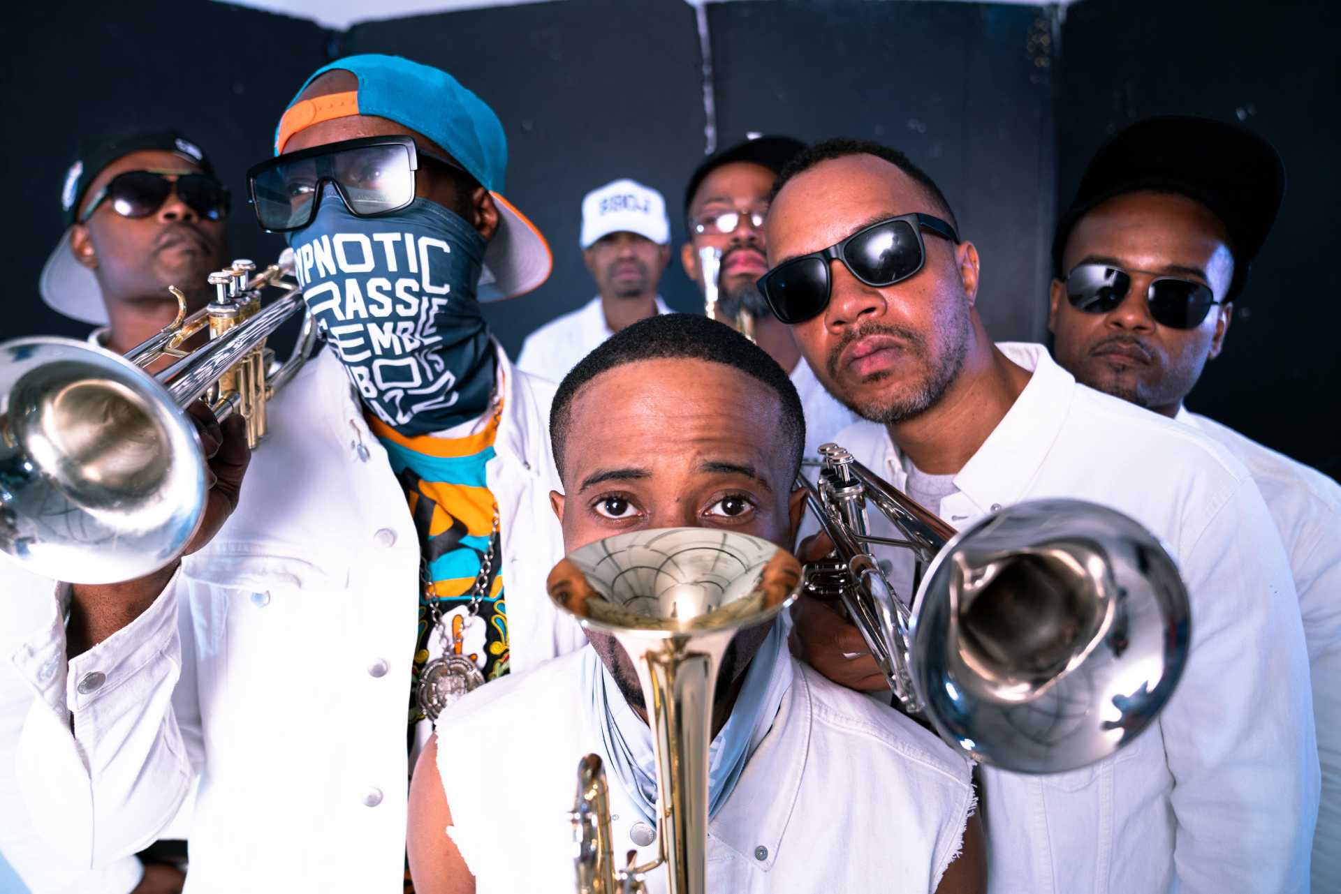 Hypnotic Brass Ensemble band portrait